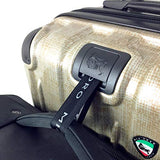 Mia Toro Italy Macchiolina Polish Hardside 26 Inch Spinner, Silver