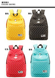 Chariot Trading Company Cute Polka Dots Children School Bags Bookbag For Girls School Bag