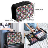 Travel Lightweight Waterproof Foldable Storage Carry Luggage Duffle Tote Bag - Flowers Floral Sugar