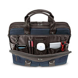Solo Mercer 15.6" Laptop Briefcase, Blue, One Size