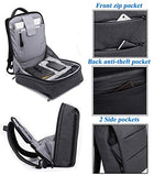 JUMO 17 inch Travel Laptop Backpack,Business Anti Theft Slim Durable Laptops Backpack USB