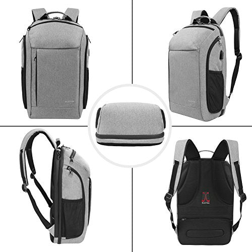 Slotra 15.6 Inch Laptop Backpack With Usb Charging Port Carry-Ons ...