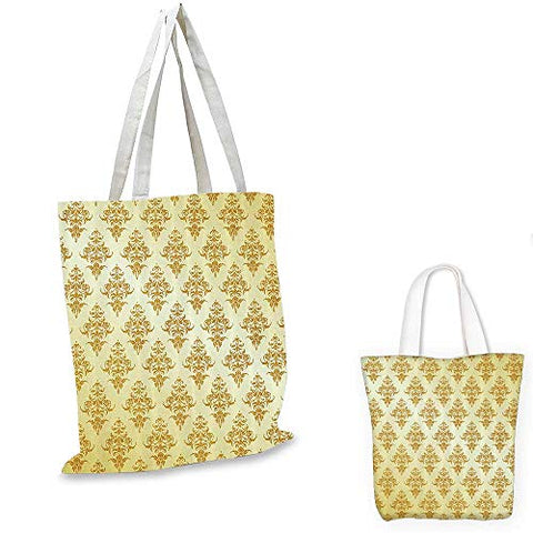 Yellow Decor Collection canvas messenger bag Ornate Traditional Victorian Renaissance Antique