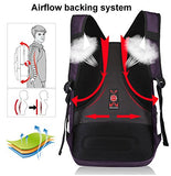 Lapacker 15.6 - 17 Inch Water Resistant Business Computer Backpacks For Women Mens Laptop Travel