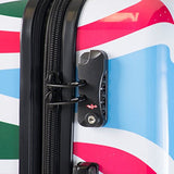 Mia Toro Love Collection Hard Side Spinner Luggage 3Pc Set, Lcg Green