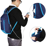 G4Free Outdoor Small Mini Backpack Daypack Bookbags 10L for Kids & Adults(Dark Blue)