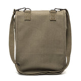 Army Force Gear Willys Jeep Freedom Stars Military Canvas Crossbody Travel Map Bag Case in Olive