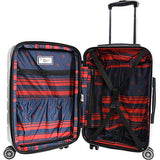 Original Penguin Crimson 21" Hardside Carry-On Spinner Luggage, Black