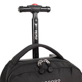 J World New York Sunny Rolling Backpack, Black, One Size