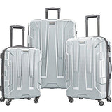 Samsonite Centric 3Pc Hardside Luggage Set Silver With Portable Luggage Scale