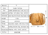 Bibitime Campus Preppy Shoulder Messenger Bag Hollow Clover Cross Body Bag Travel Bag For Holiday