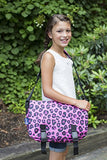 Wildkin Pink Leopard 15 Inch X 10 Inch Messenger Bag