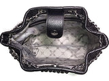 Aimee Kestenberg Black Bondi Quilted Python Backpack Handbag Ak481715