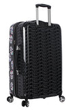 BETSEY JOHNSON Skull Party 3 Piece Expandable Hardside Spinner Luggage Set