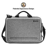 tomtoc Ultra-Slim Case for 16-inch New MacBook Pro A2141, 15-inch Old MacBook Pro A1398, Organized Shoulder Bag with Tablet Pocket for Up to 12.9-iPad Pro with Magic Keyboard and Smart Keyboard Folio