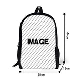 Bigcardesigns Backpack School Book Bag Teenagers White Horse