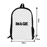 Bigcardesigns Kids Peacock Backpack Schoolbag Book Bag Teenagers Satchel