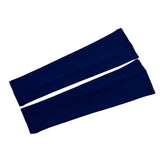 FakeFace UV Protection Sports Arm Sleeves for Outdoor Activties Bike Hiking Golf Jogging Fishing Running Riding Basketball Driving - Navy