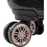 Perry Ellis Bauer 29" Hardside Checked Spinner Luggage, Navy