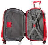 Heys Xcase 2G Azure Blue 21" Carry-On Spinner Luggage, 100% Polycarbonate