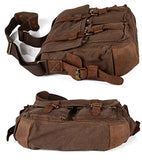 Men's Shoulder Bag, Berchirly Vintage Military Men Canvas Messenger Bag
