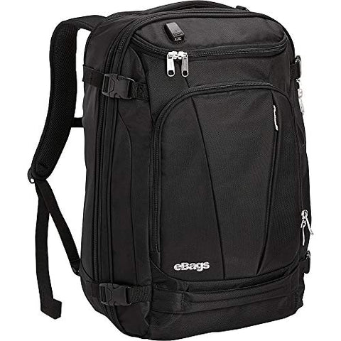 eBags TLS Mother Lode Weekender Convertible with USB Port (Black w/USB)
