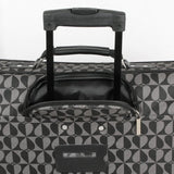 Geoffrey Beene Deluxe Rolling Garment Bag - Hearts Fashion Travel Garment Carrier With Wheels