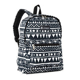Everest Classic Pattern Backpack, Navy/White Ethnic, One Size