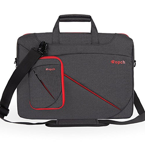 Ropch Laptop Bag 15.6 Inch Briefcase Shoulder Messenger Bag Water Repellent Laptop Computer Bag