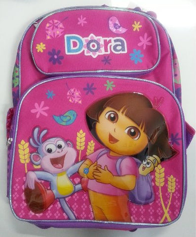 Dora the Explorer Backpack Dora & Boots New 16' School Bag Girls 634490