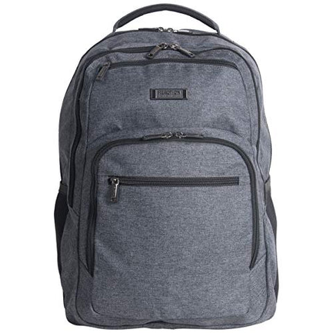 Kenneth Cole Reaction Dual Compartment 17.3" Laptop Backpack Charcoal One Size