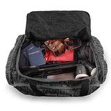 Ecko Unltd Steam 32" Large Rolling Duffel Bag, Grey, One Size
