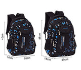 Fanci Flora Camo Prints Waterproof Nylon Elementary Middle High School Backpack Bookbag for Teenage