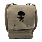 Army Force Gear Golani Brigade Logo IDF Israel Defense Forces Canvas Crossbody Travel Map Bag