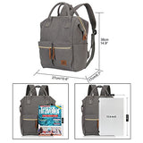 Veegul Stylish Doctor Style Multipurpose Canvas School Travel Backpack For Men Women Dual Pockets