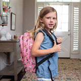 Wildkin 15 Inch Kids Backpack for Boys & Girls, 600-Denier Polyester Backpack for Kids, Features Padded Back & Adjustable Strap, Perfect Size for School & Travel Backpacks, BPA-free (Horses in Pink)