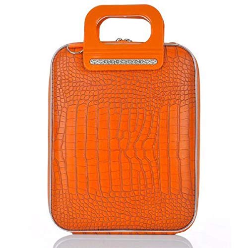 Bombata FG1111-13 Cocco Briefcase for 12 in. Laptop Siena by Fabio Guidoni - Orange