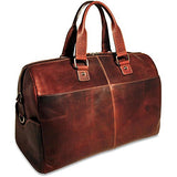 Jack Georges Mens Voyager Duffle Bag in Brown