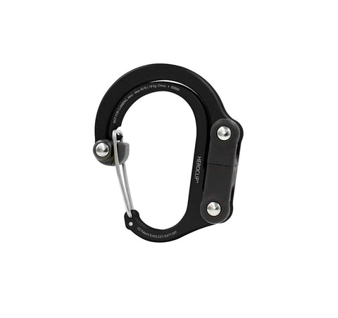 HEROCLIP Carabiner Clip and Hook (Mini) | For Travel, Luggage, and Small Bags