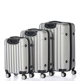 3-in-1 Portable ABS Trolley Case 20" / 24" / 28"