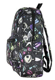 Nightmare Before Christmas Jack Skellington Color Sketch Toss School Laptop Backpack