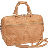 Ropin West 18" Leather Weekender (Brown)