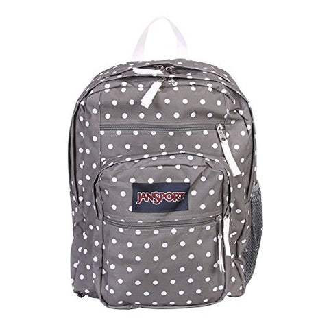 Jansport Big Student Classics Series Backpack - Shady Grey/White Dotss