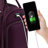 Travelpro Crew Versapack Rolling Underseat Carry-on, perfect Plum