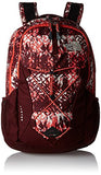 The North Face Women's Women's Jester Deep Garnet Red Ethnique Print/Deep Garnet Red Backpack