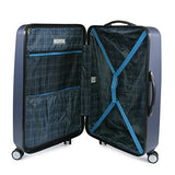 Perry Ellis Forte Hardside Spinner Check In Luggage 29", Navy