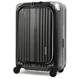 Enkloze X1 Carbon Black Carry-On 21" Spinner 100% Poly Tsa Approved Zipperless