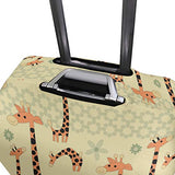 GIOVANIOR Cartoon Giraffes Luggage Cover Suitcase Protector Carry On Covers