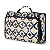 Zodaca Travel Cosmetic Bag, Khaki/Black Times Square