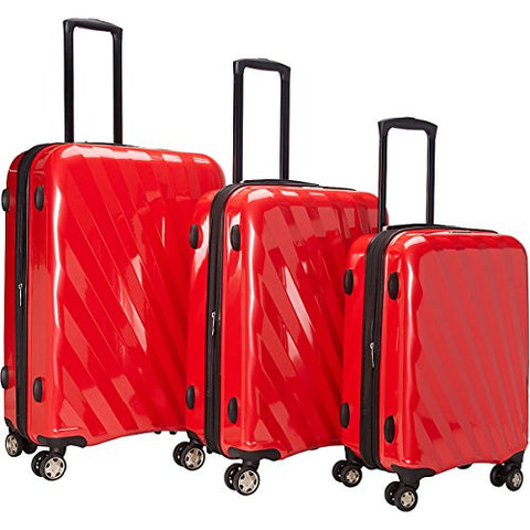 The Set Of Classic Red A747 Exp 3Pc Luggage Set